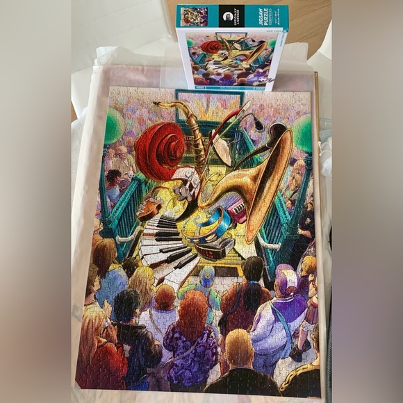 “FEEL THE RHYTHM” music themed jigsaw PUZZLE 1000 pieces - LIKE NEW!!! - Picture 2 of 6